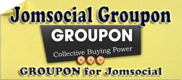 Joomla Groupon For Jomsocial Extension