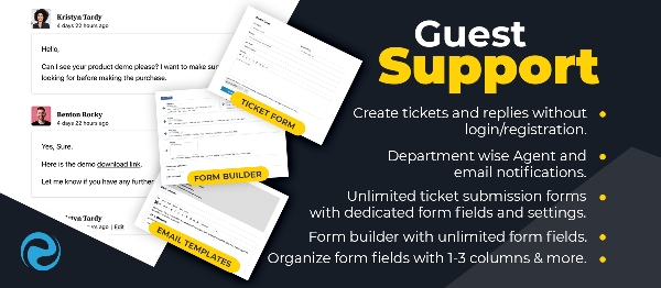 Joomla Guest Support - Complete Customer Support Ticket System For Joomla Extension