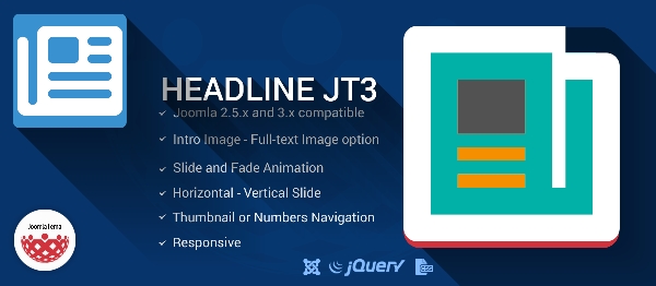 Joomla Headline JT3 Extension