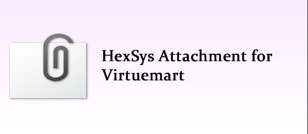 Joomla HexSys Attachment For Virtuemart Extension