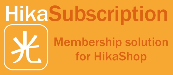 Joomla HikaSubcription For HikaShop Extension