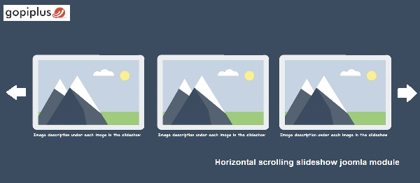 Joomla Horizontal Scrolling Slideshow Extension