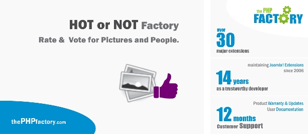 Joomla HOT Or NOT Factory Extension