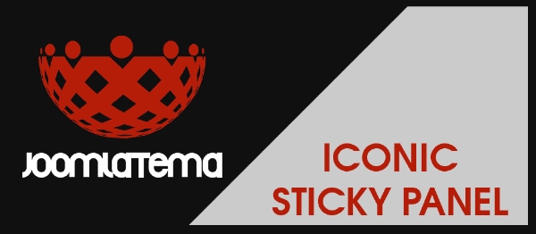 Joomla Iconic Sticky Panel Extension