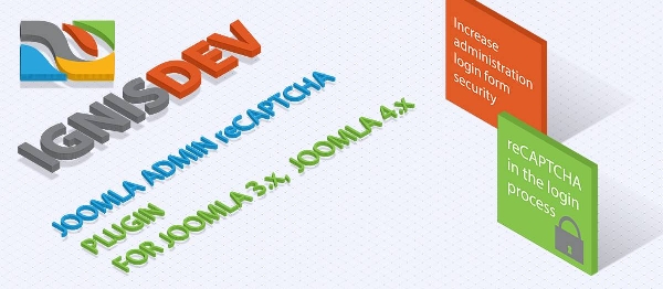 Joomla Ignisdev Admin ReCaptcha Extension