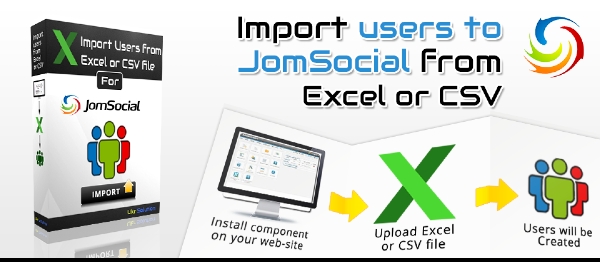 Joomla Import Users To JomSocial From Excel Or CSV File Extension