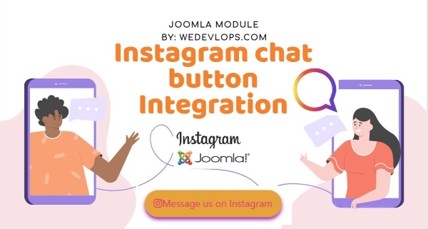 Joomla Instagram Chat With Floating Button Extension