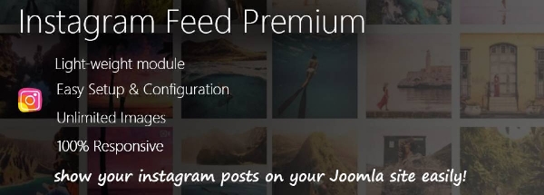 Joomla Instagram Feed Premium Extension