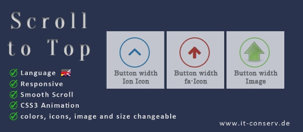 Joomla Itcs Scroll To Top Button Extension