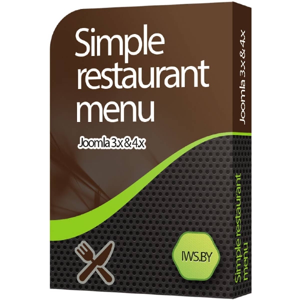 Joomla IWS.BY Simple Restaurant Menu Extension