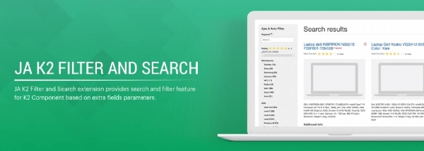 Joomla JA K2 Filter And Search Extension