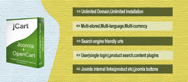 Joomla JCart For OpenCart Extension