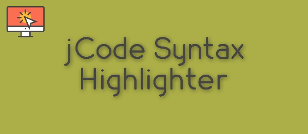 Joomla JCode Syntax Highlighter Extension