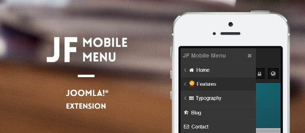 Joomla JF Mobile Menu Extension