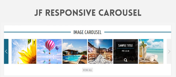 Joomla JF Responsive Carousel Extension