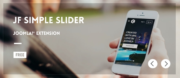 Joomla JF Simple Slider Extension