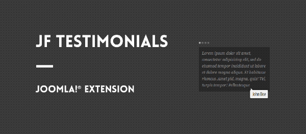 Joomla JF Testimonials Extension