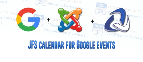 Joomla JFS Calendar For Google Events Extension