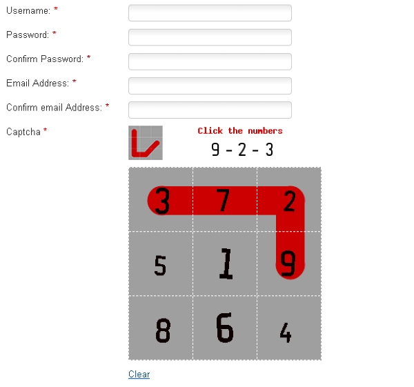 Joomla JGraphic Captcha Protection Extension