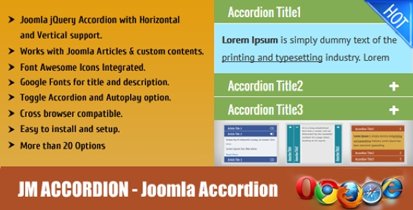 Joomla JM Accordion Extension