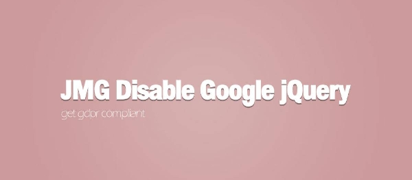 Joomla JMG Disable Google Jquery Extension