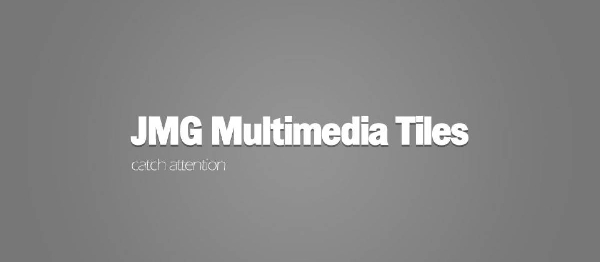 Joomla JMG Multimedia Tiles Extension