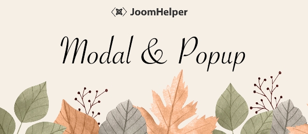 Joomla JMP Modal & Popup Extension