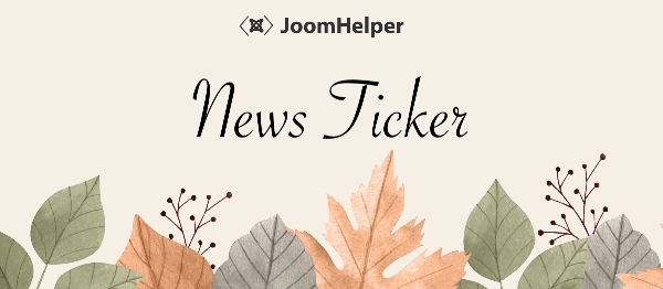 Joomla JMP News Ticker Extension