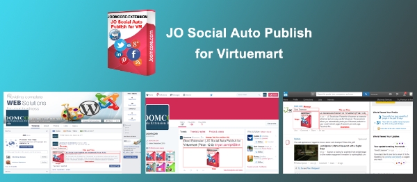 Joomla JO Social Auto Publish For Virtuemart Extension