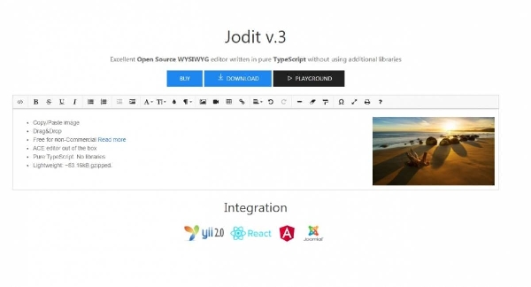 Joomla Jodit Editor Extension