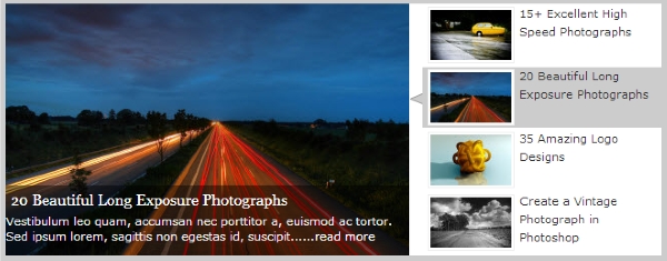 Joomla Joombig Featured Content Slideshow Extension