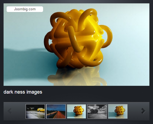 Joomla Joombig Gallery Slider Darkness Extension
