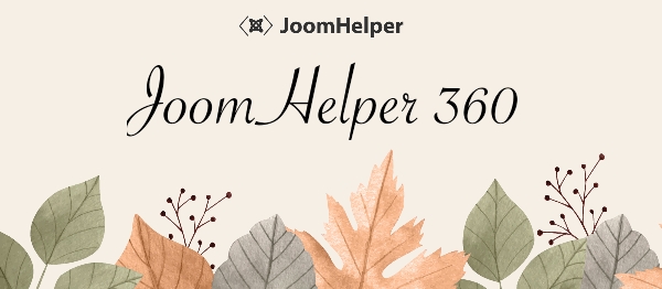 Joomla JoomHelper 360 Extension