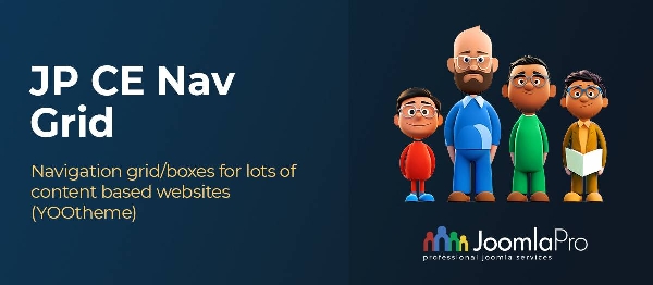 Joomla JP CE Nav Grid For YOOtheme Pro Extension
