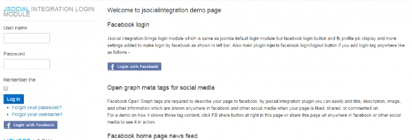 Joomla JSocialIntegration Extension