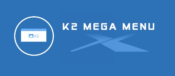 Joomla JUX Mega Menu For K2 Extension