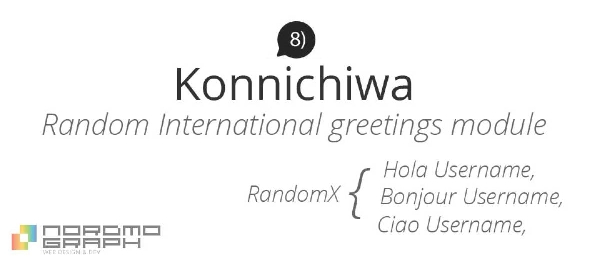 Joomla Konnichiwa Random International Greetings Extension