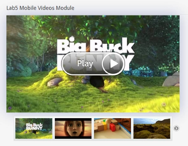 Joomla Lab5 Mobile Videos Extension