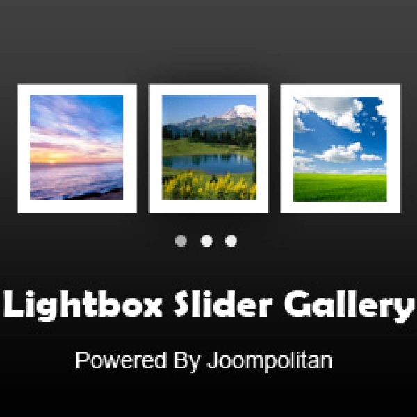 Joomla Lightbox Slider Gallery Extension