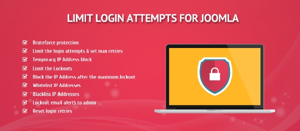 Joomla Limit Login Attempts Extension