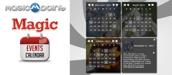 Joomla Magic Events Calendar Extension