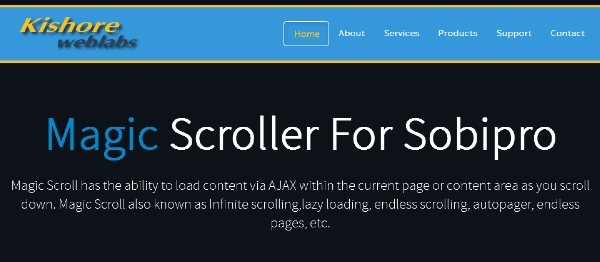 Joomla Magic Scroller For Sobipro Extension