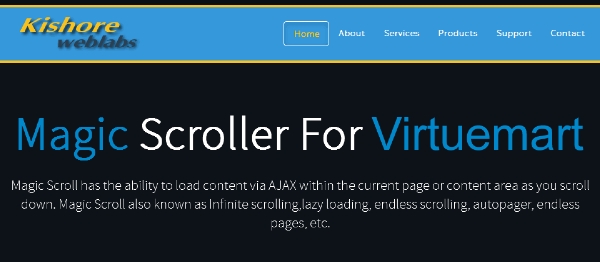 Joomla Magic Scroller For Virtuemart  Extension