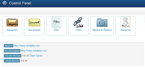 Joomla MDfiles Extension