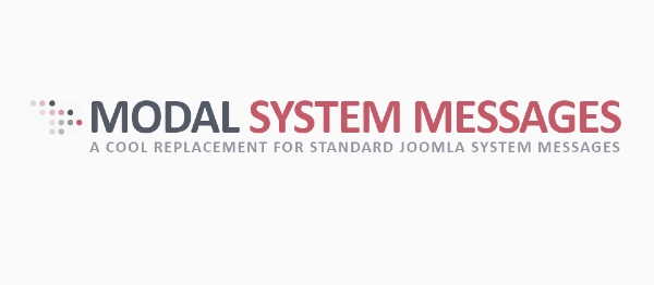 Joomla Modal System Messages Extension