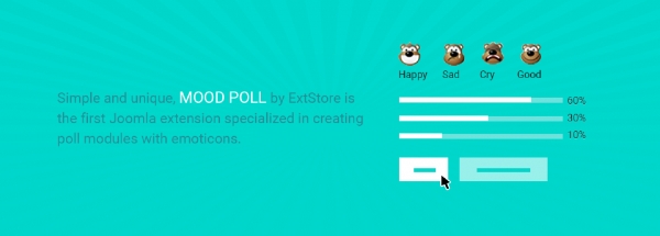 Joomla Mood Poll By ExtStore Extension