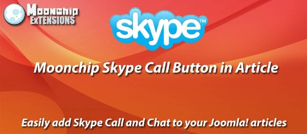 Joomla Moonchip Skype Call Button In Article Extension