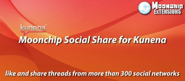 Joomla Moonchip Social Share For Kunena Extension