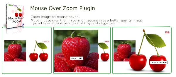 Joomla Mouse Over Zoom Extension