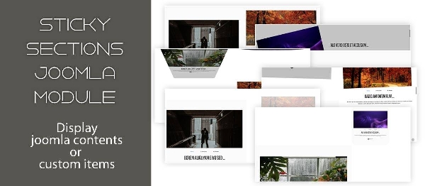 Joomla Mx Sticky Sections Extension
